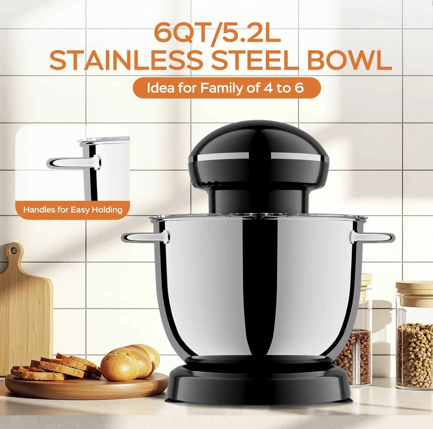 Suning Plum Chef Electric Stand Mixer With Copper Core Motor
