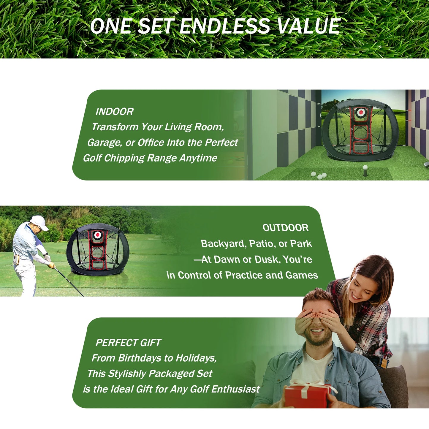 AESWGOF Golf Practice Net Direct From US Warehouse