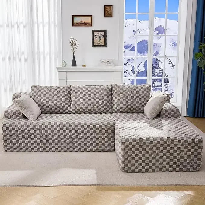 Cloud Modular L Shape Sectional Sofa With Memory Foam