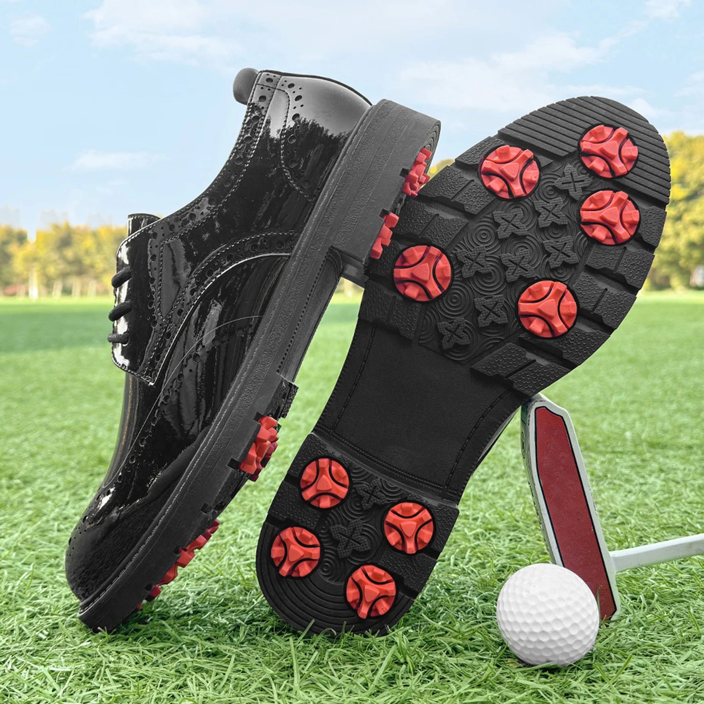 Zakey Men Classic Golf Shoes Luxury Golf Sneakers Big Size 39-48 Walking Sneakers for Golfers