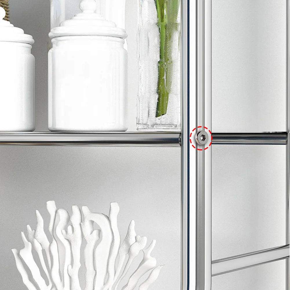 Studyset Over Toilet Storage Shelf Metal Bathroom Organizer With Paper Holder