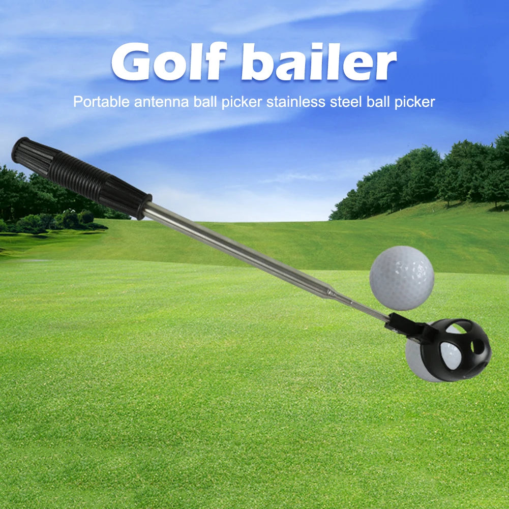 Shunmaii Golf Ball Retriever Telescopic Eight Section Scoop