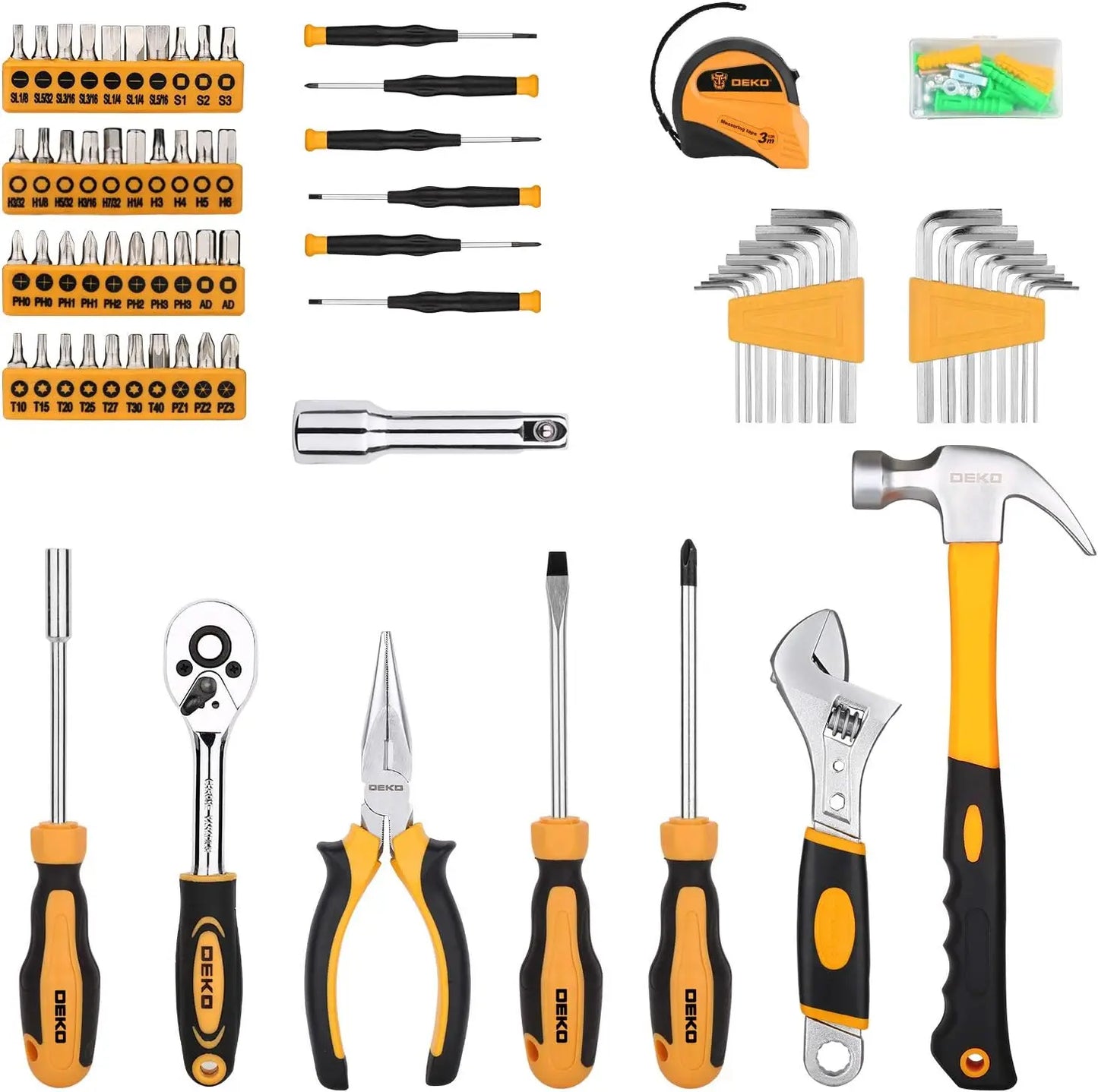 DEKODIY Auto Repair Tool Set For General Household Use