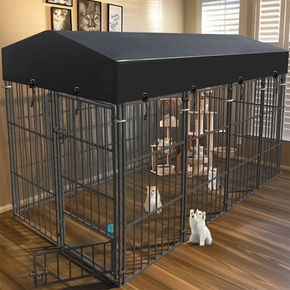 BORWARTH Heavy Duty Dog Kennel Welded Metal Playpen