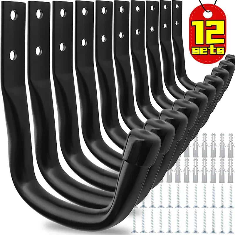 Heavy Duty Metal Garage Storage Hooks for Wall Mounting