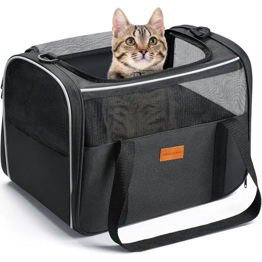 Soft Cat Carrier Portable Pet Carrier For Small To Medium Cats Airline Approved