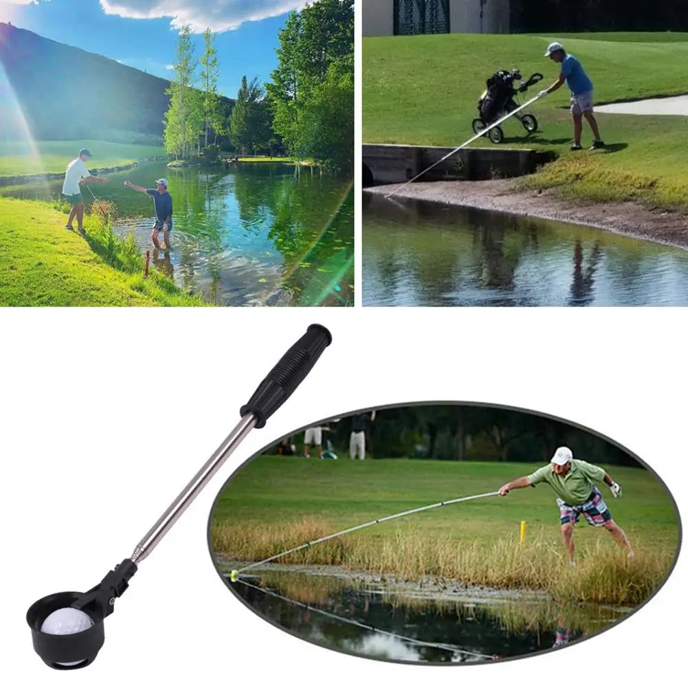 Shunmaii Golf Ball Retriever Telescopic Eight Section Scoop