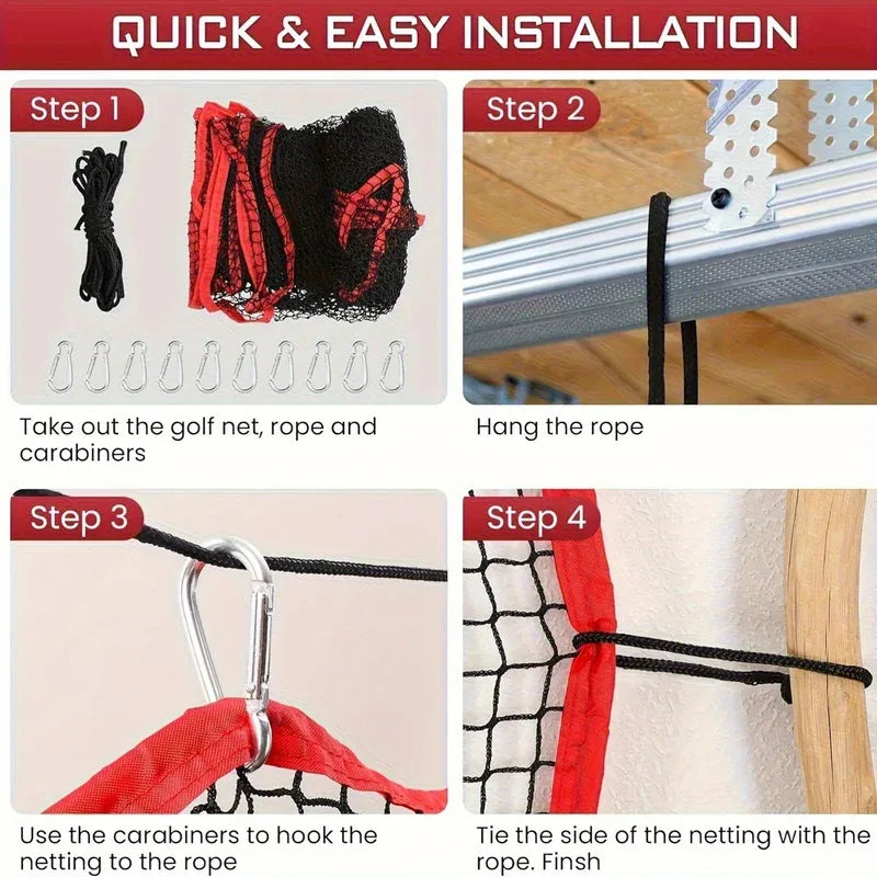 Golf Practice Net Heavy Duty Hitting Barrier Net Premium