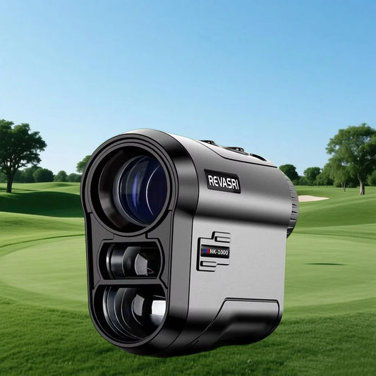 REVASRI Golf Rangefinder With 6x Magnification And Slope-Compensated Distance
