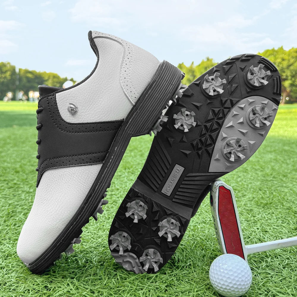 Lenox Spikes Golf Shoes For Men Comfortable Professional Footwear