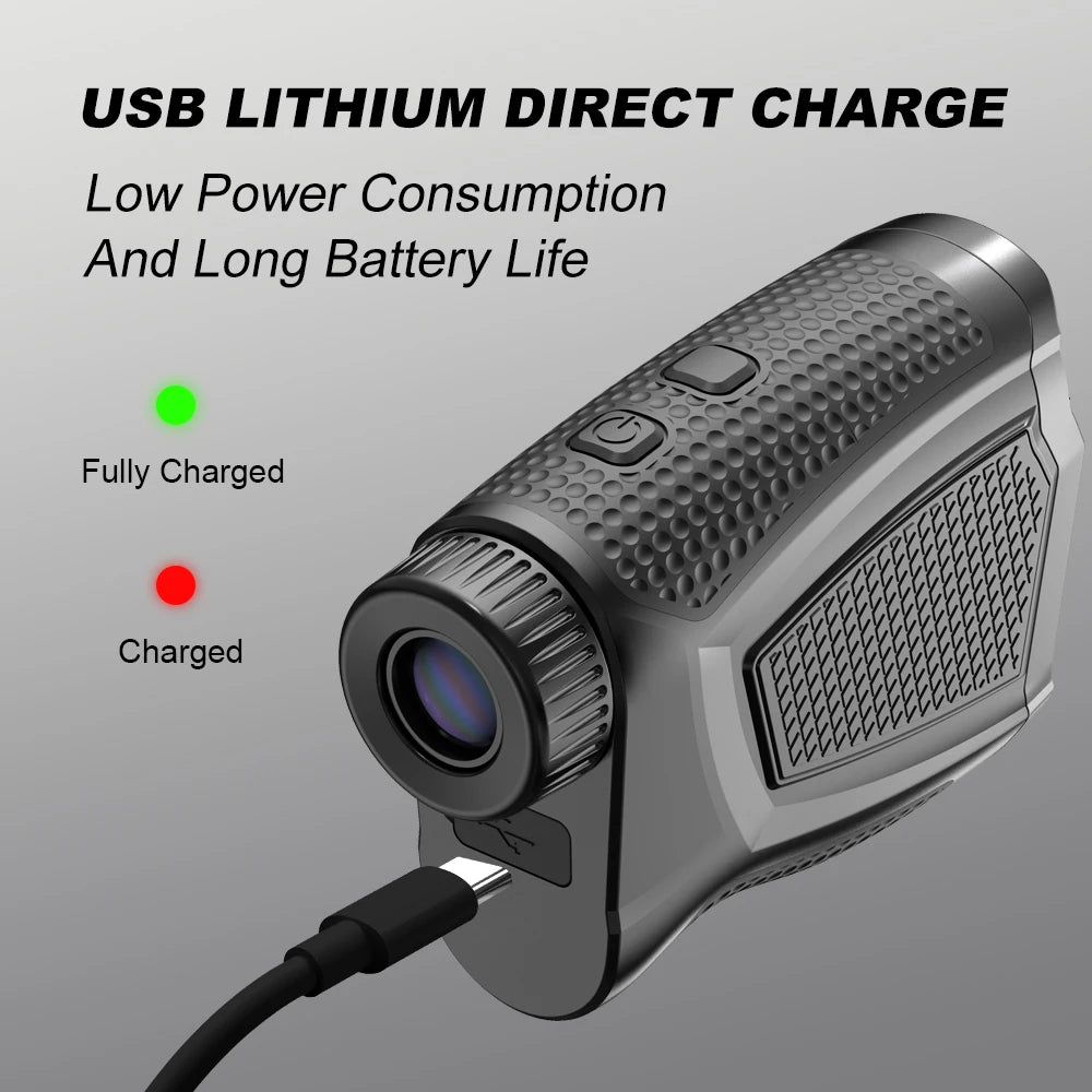 Nohawk Golf Rangefinder With Slope Flag Lock And Magnetic Function