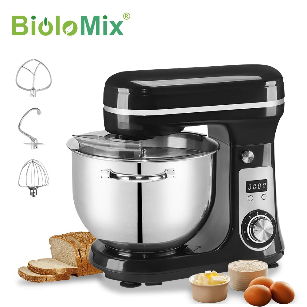 Biolomix 6-Speed Stand Mixer And Blender With Quiet Motor
