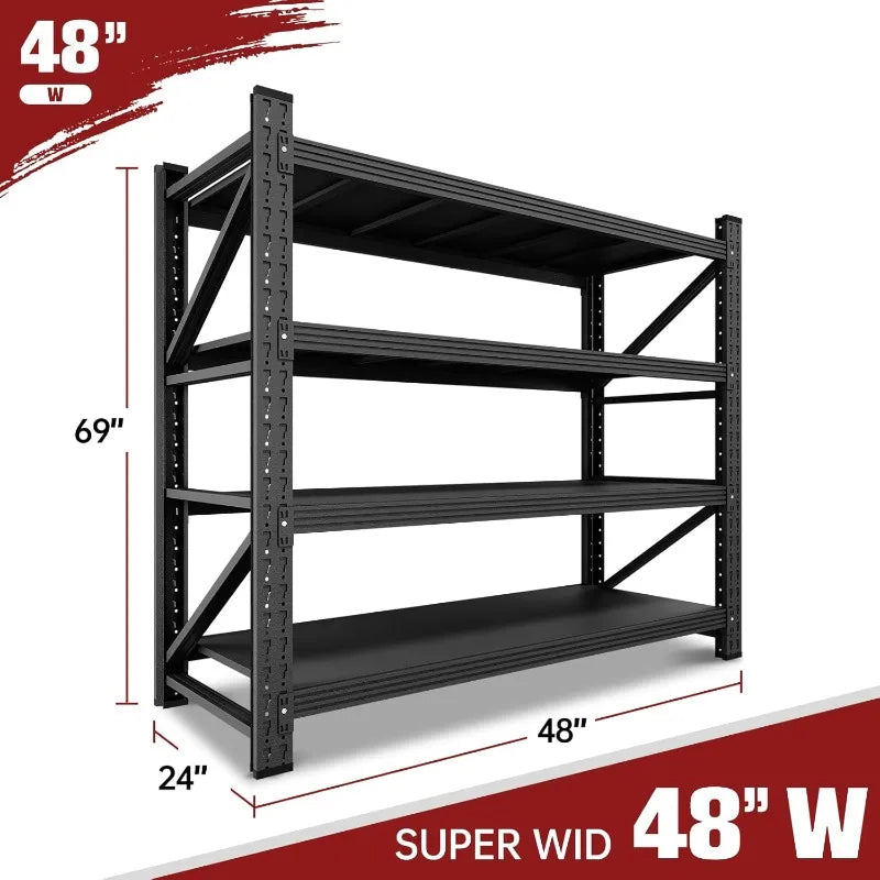 Heavy Duty Garage Shelving Unit With 3000 Lb Capacity