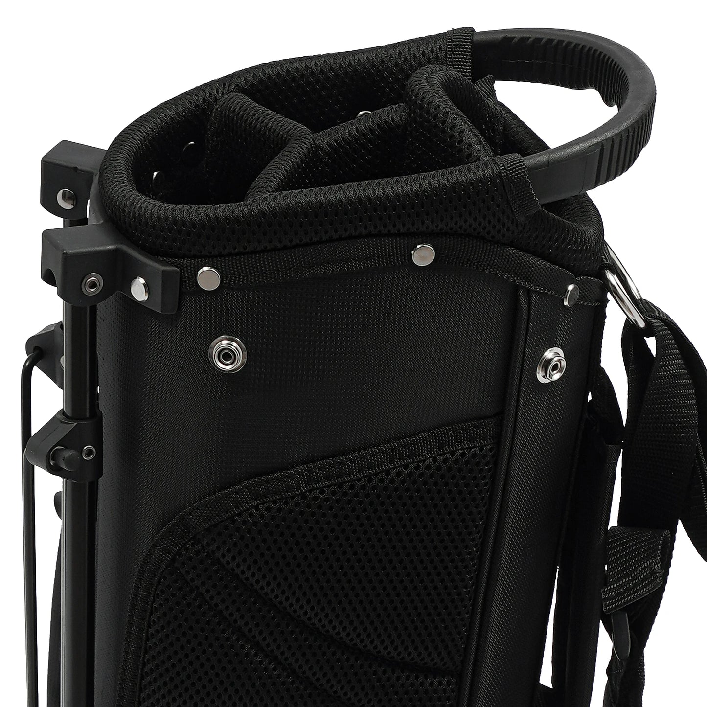 Bymaocar Portable Golf Stand Bag 3 Dividers And 5 Pockets