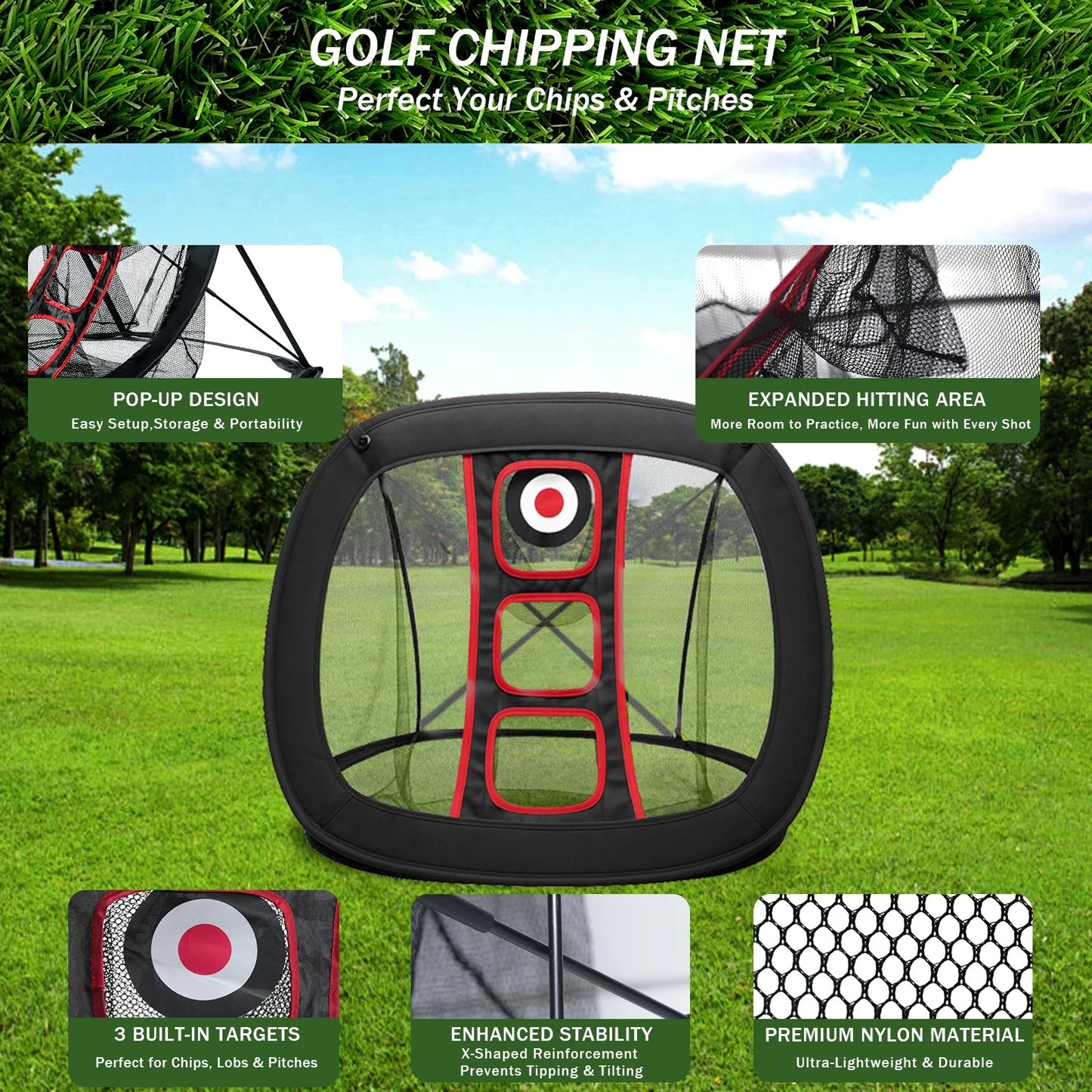 AESWGOF Golf Practice Net Direct From US Warehouse
