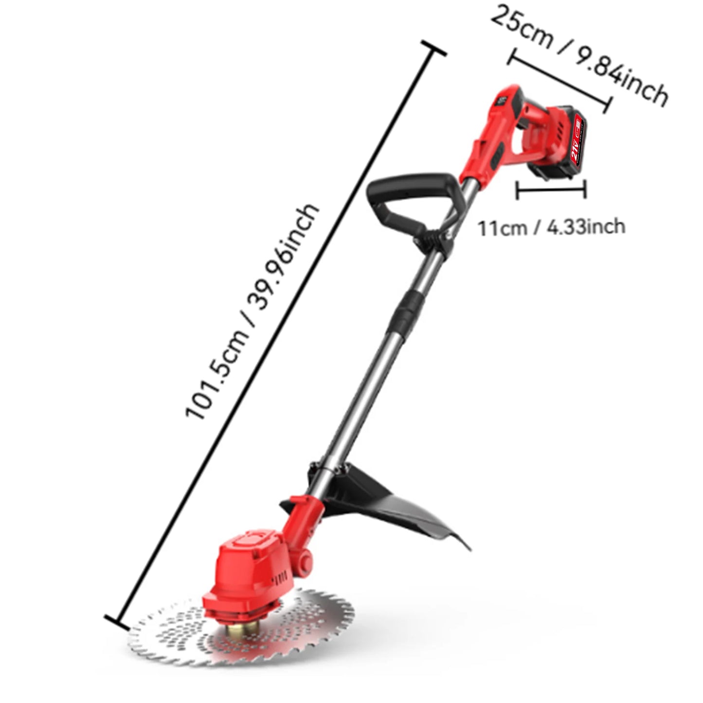 Cordless Self Propelled Digital Display Lawn Mower With Telescopic Handle