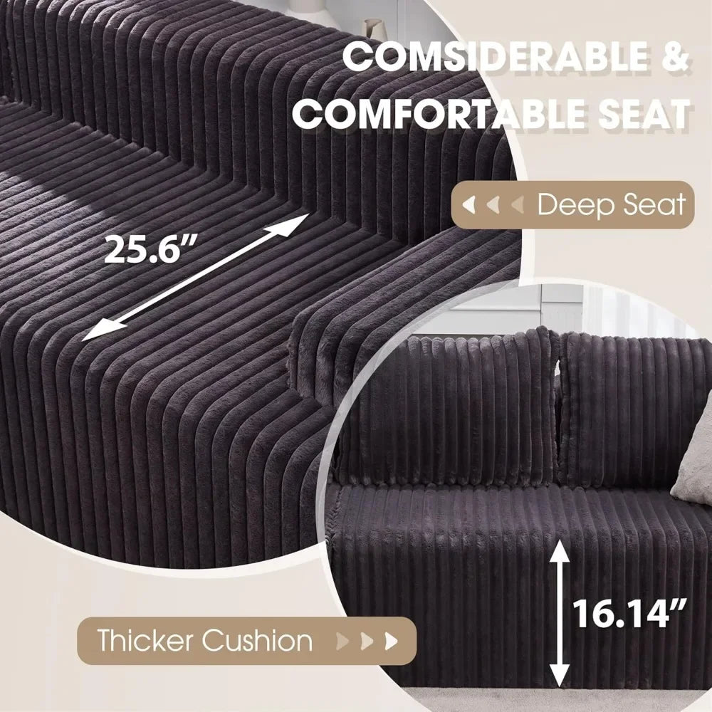 Cloud Modular L Shape Sectional Sofa With Memory Foam