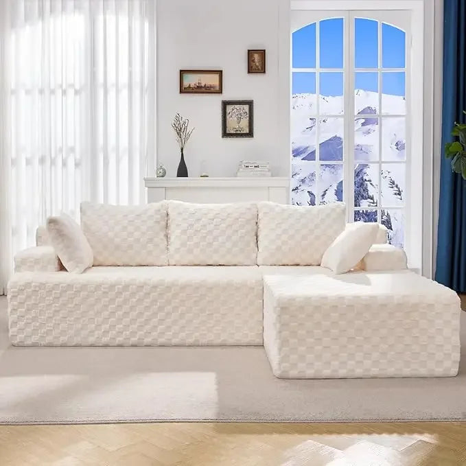 Cloud Modular L Shape Sectional Sofa With Memory Foam