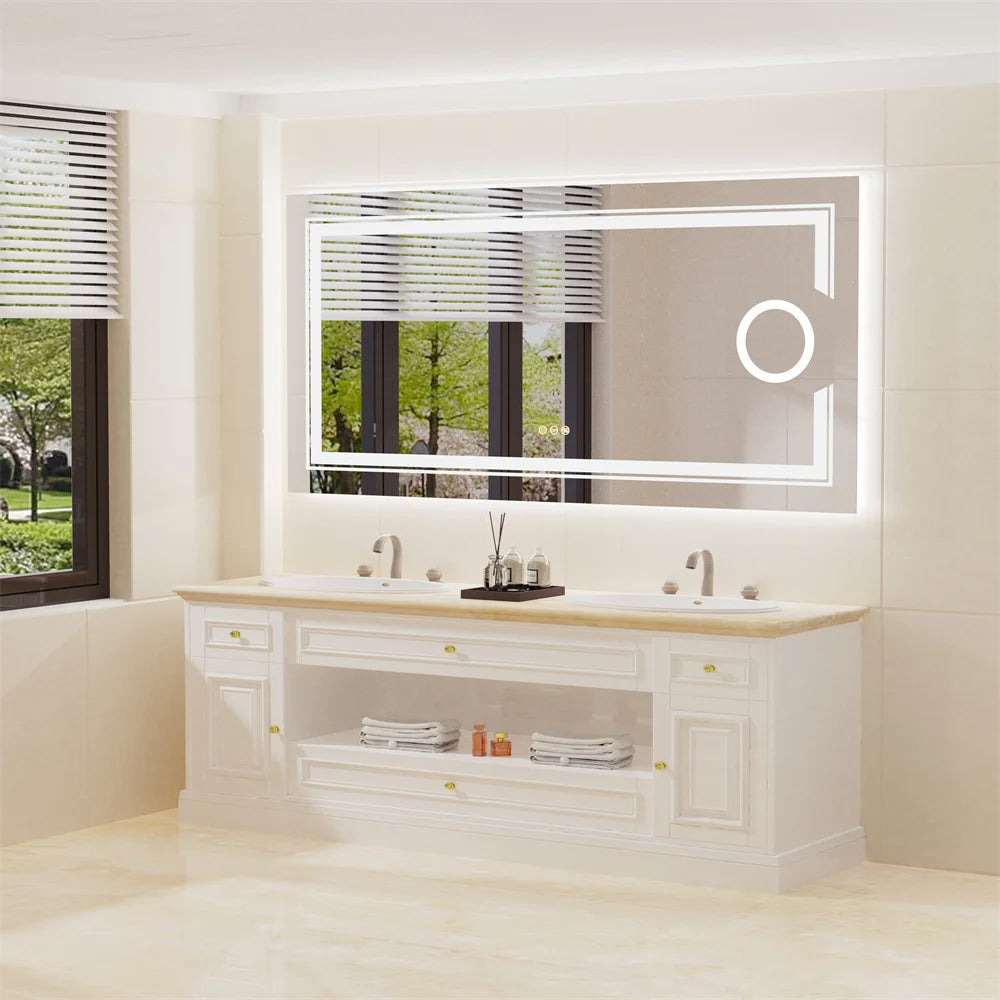 LUVODI LED Magnifying Bathroom Mirror With Touch Sensor