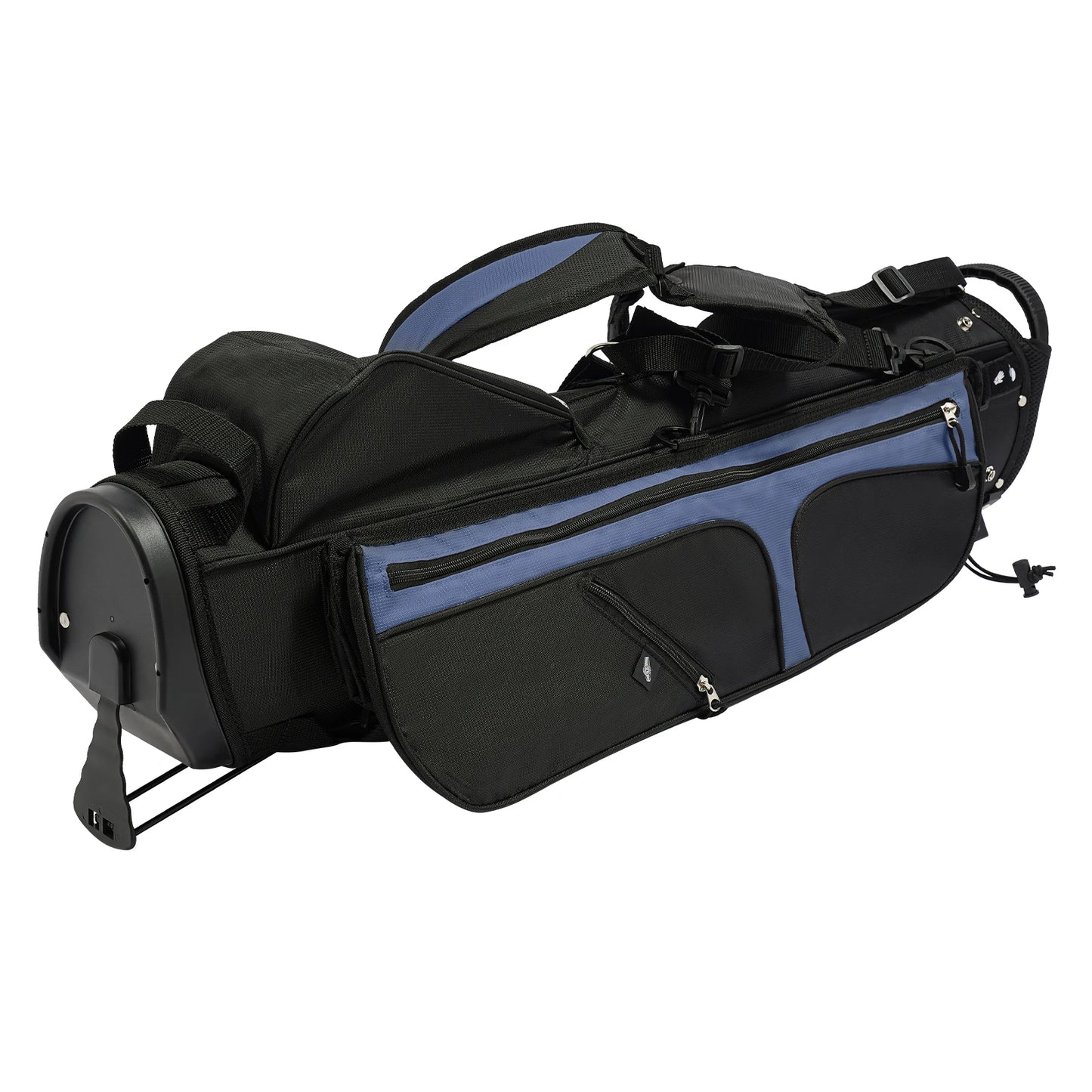 Bymaocar Portable Golf Stand Bag 3 Dividers And 5 Pockets