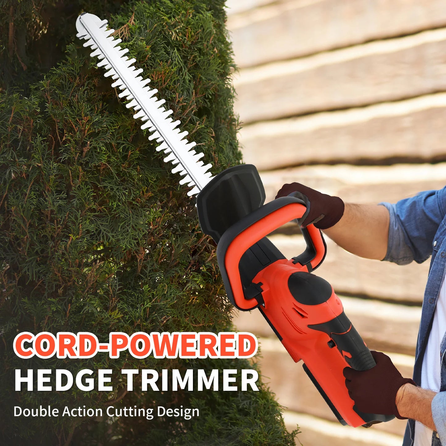 Cordless Hedge Trimmer 21V With 3.0Ah Battery And Charger