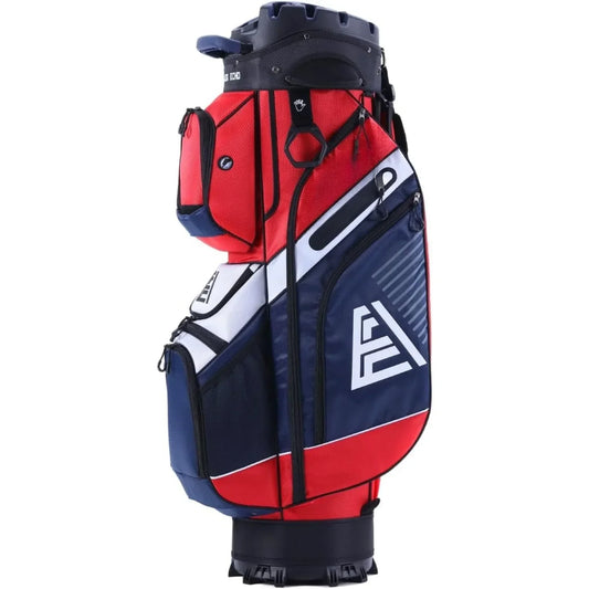 JIYU Premium 14-Way T-Lock Golf Cart Bag With Rain Cover