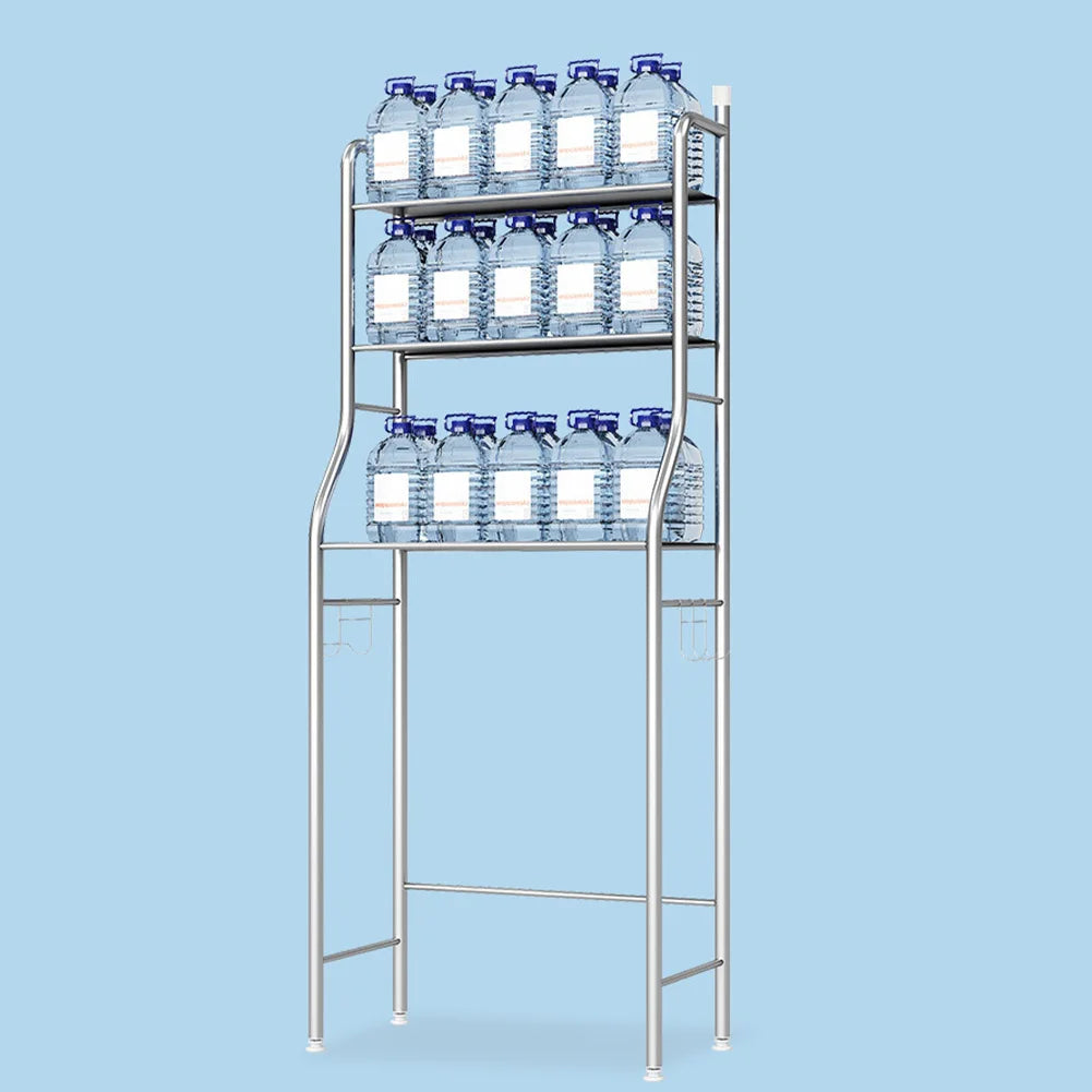 Studyset Over Toilet Storage Shelf Metal Bathroom Organizer With Paper Holder
