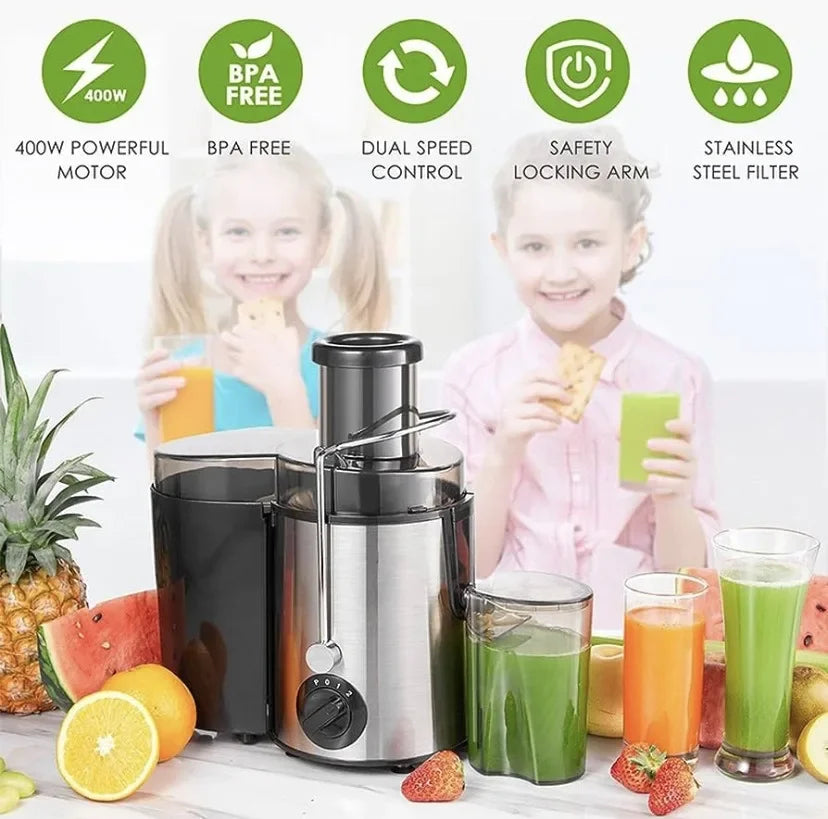 Household Centrifugal Juicer for Fruits and Vegetables