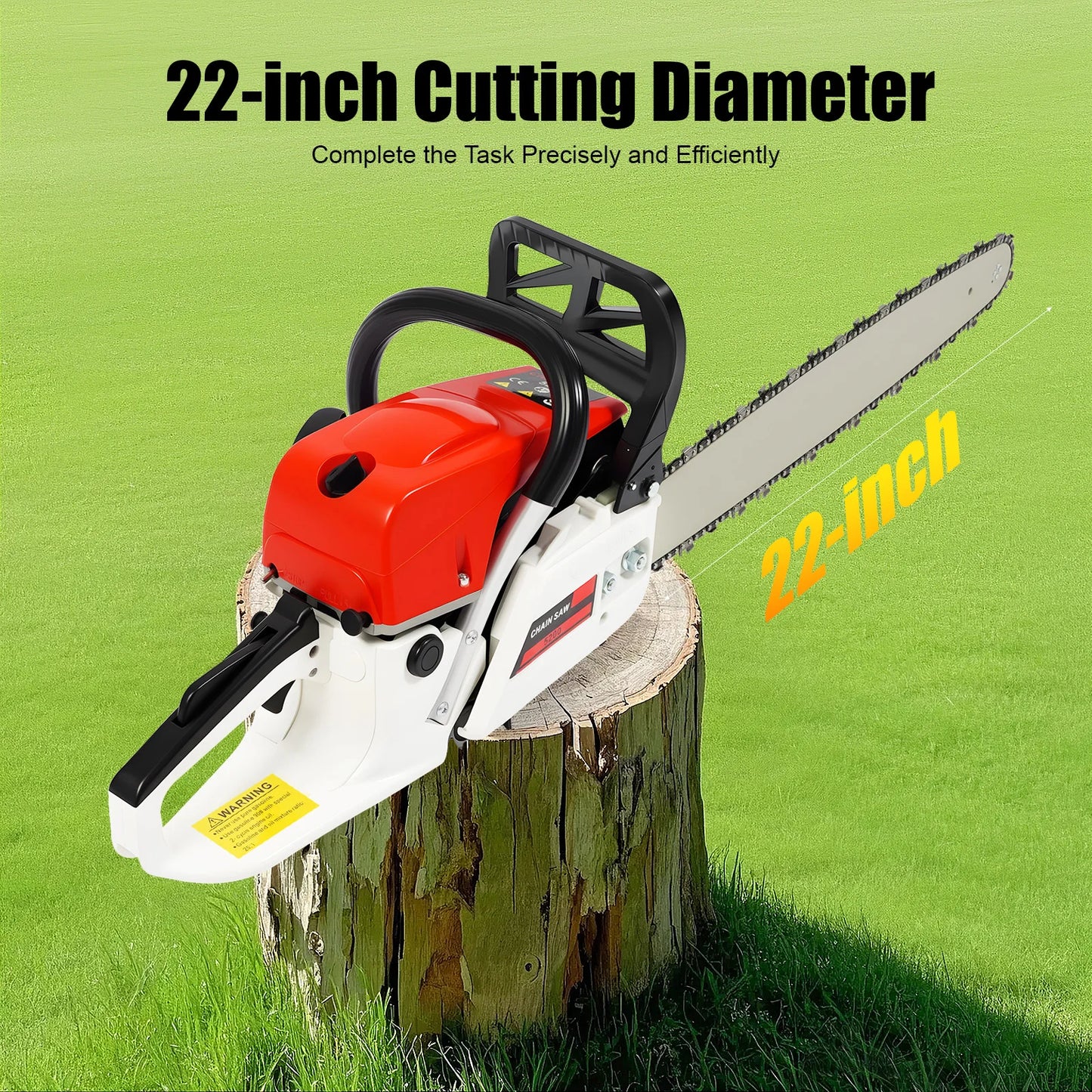 Gasoline Chainsaw 2Stroke Engine With 2kW Power 7500rpm