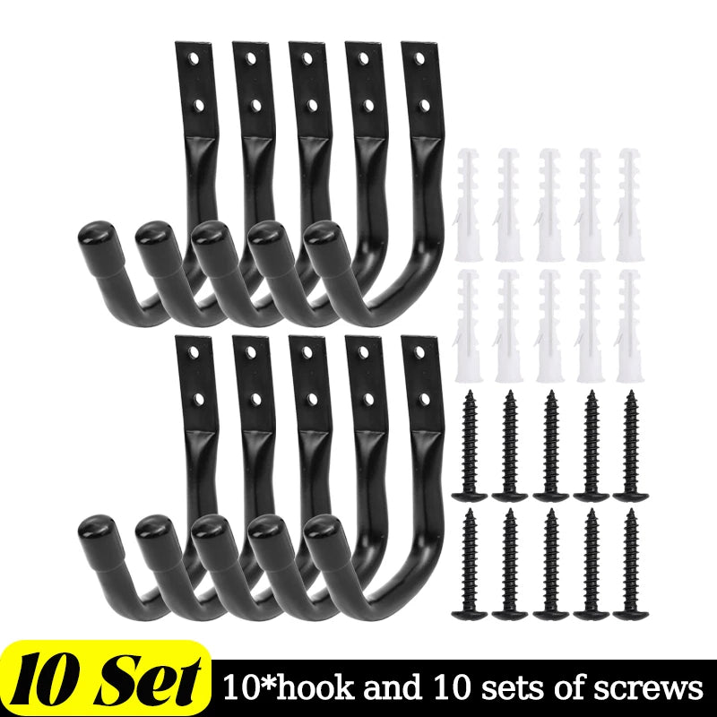 Heavy Duty Metal Garage Storage Hooks Wall Mounted