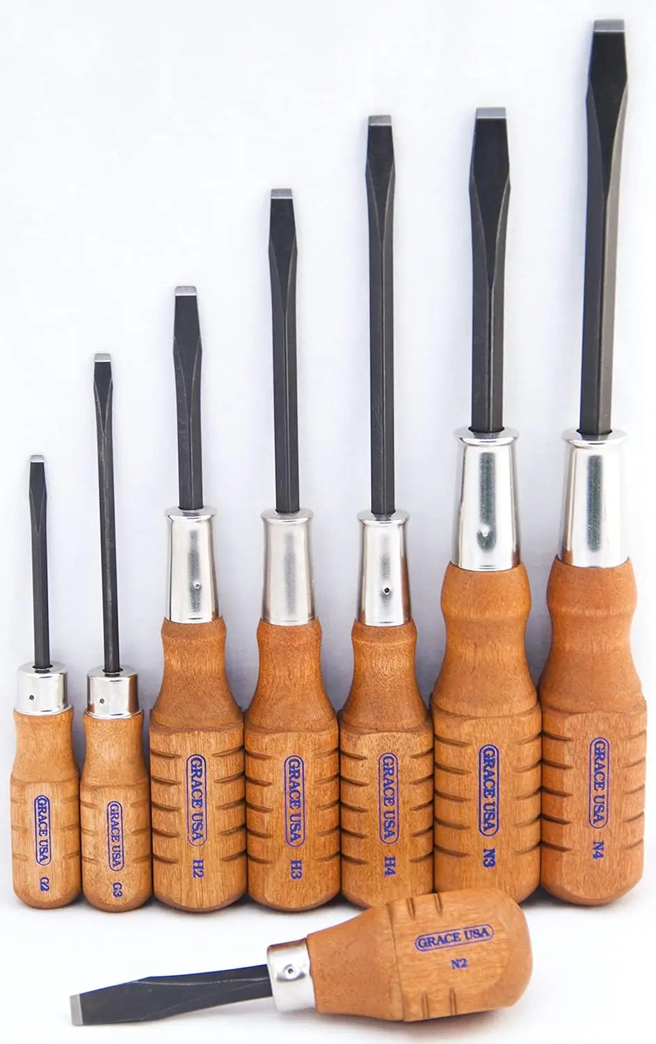 Professional Gun Care Screwdriver Set, 8-Piece Tools for Gunsmithing & Woodworking, Made in USA