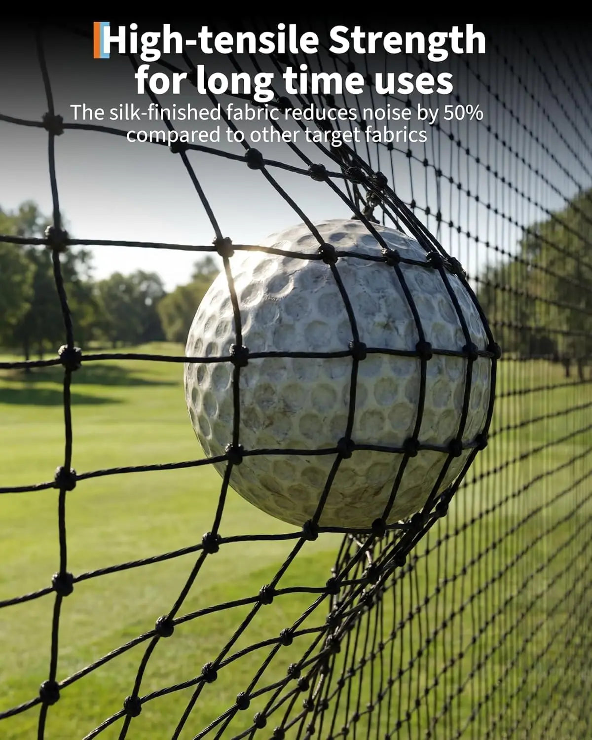 HiMISS Golf Practice Net Indoor Outdoor Heavy Duty Swing Trainer