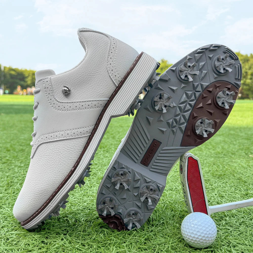 Lenox Spikes Golf Shoes For Men Comfortable Professional Footwear