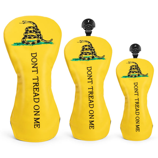 Fun Golf Club Head Covers 4 Models Available 1pc or 3pcs Driver Headcover, 3 5 Fairway Wood Head Cover, Rescue Hybrid Headcovers