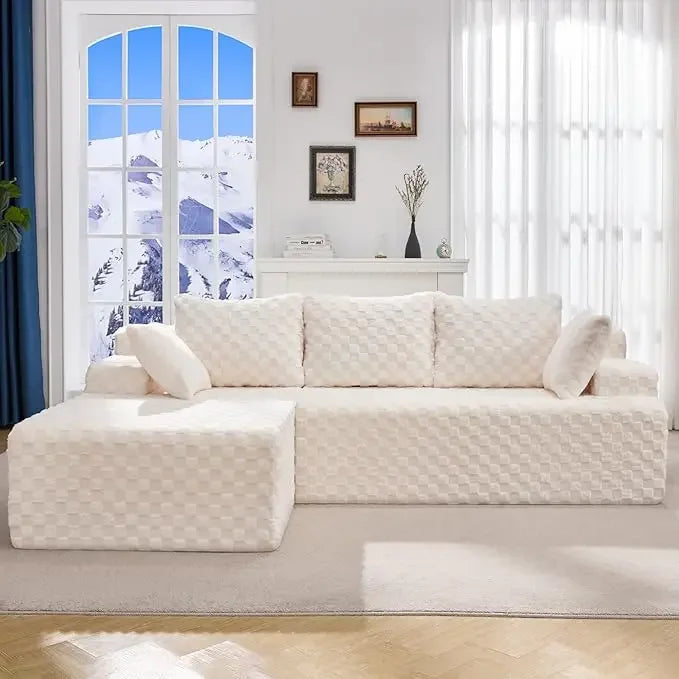 Cloud Modular L Shape Sectional Sofa With Memory Foam