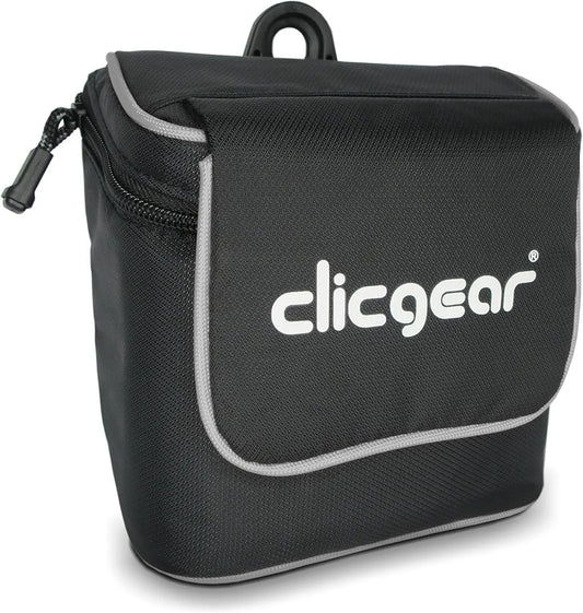 Waterproof Insulated Golf Cart Storage Pouch with Magnetic & Zipper Closures for Push Carts, Fits 1-Inch Handle Tubing