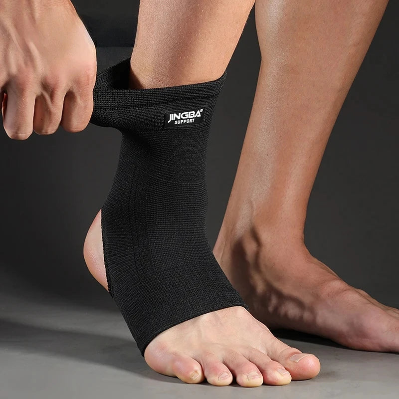 Elastic Breathable Ankle Sleeve For Running And Basketball
