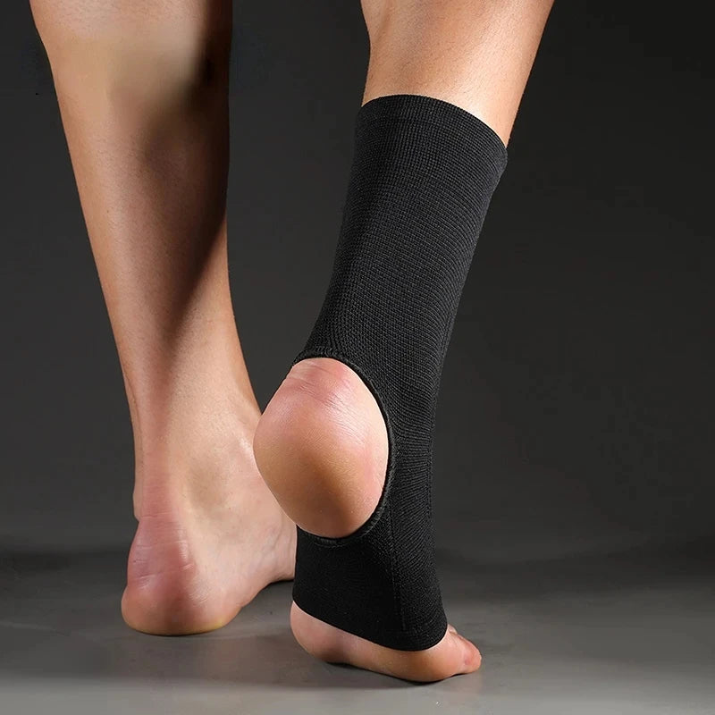 Elastic Breathable Ankle Sleeve For Running And Basketball