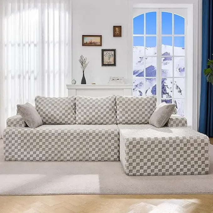 Cloud Modular L Shape Sectional Sofa With Memory Foam