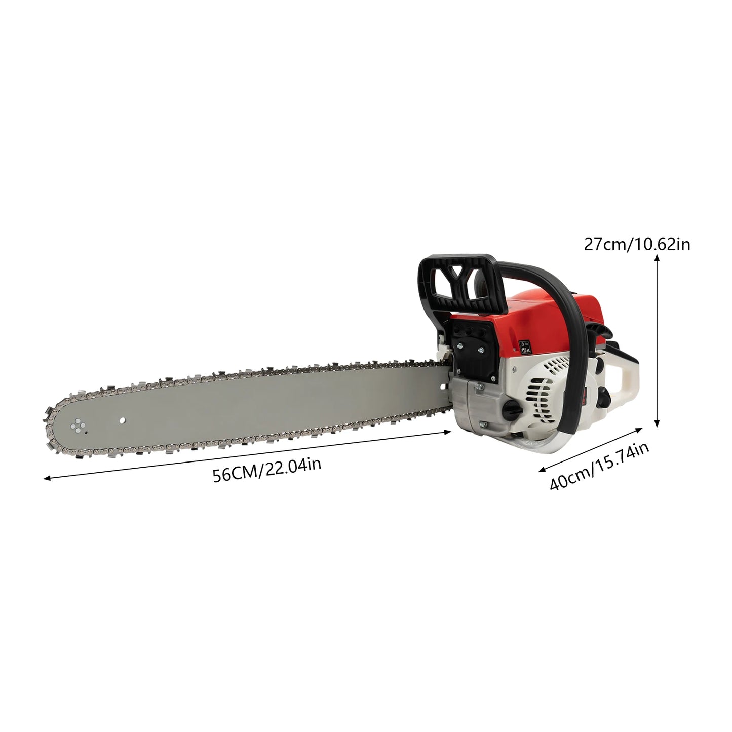 Gasoline Chainsaw 2Stroke Engine With 2kW Power 7500rpm