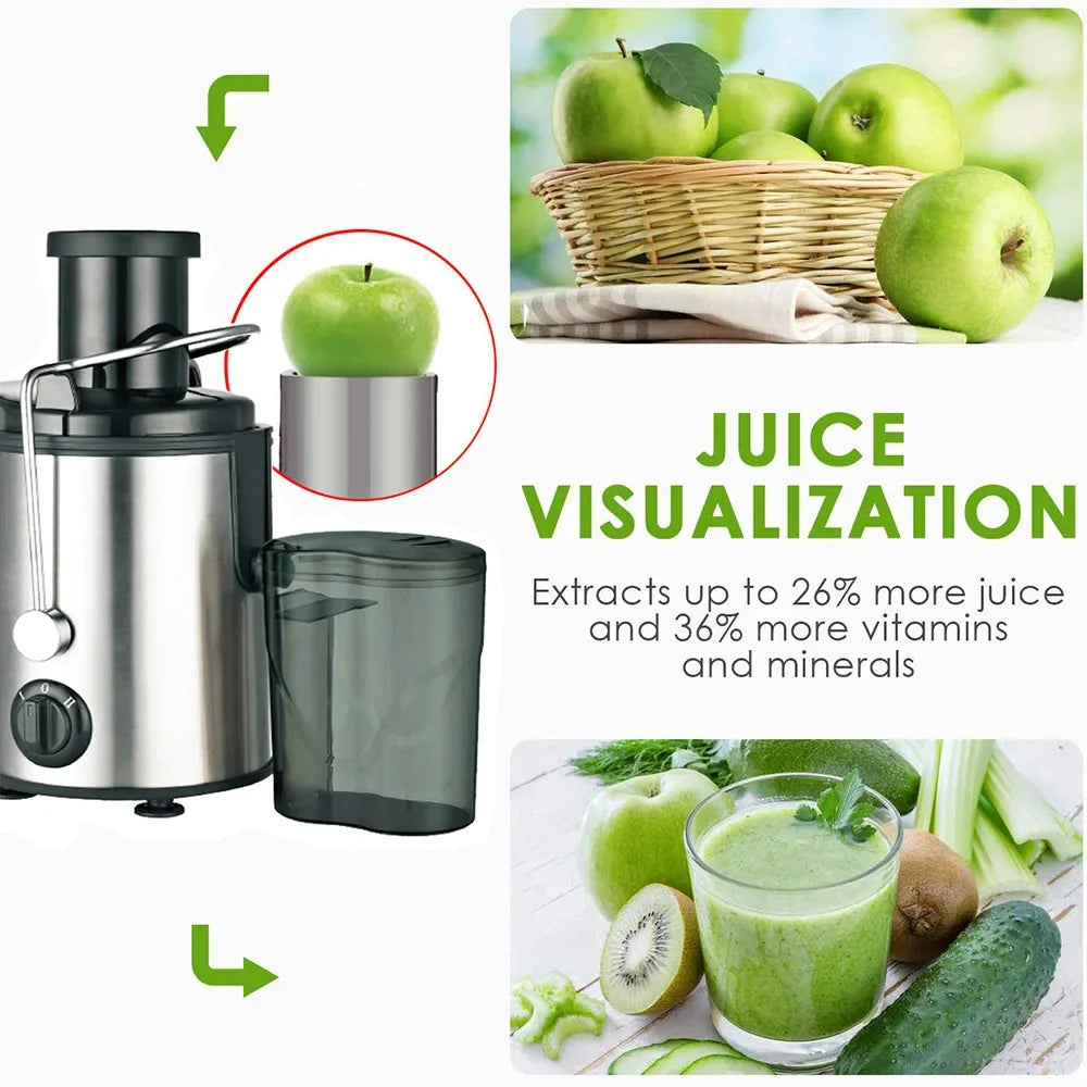 Household Centrifugal Juicer for Fruits and Vegetables