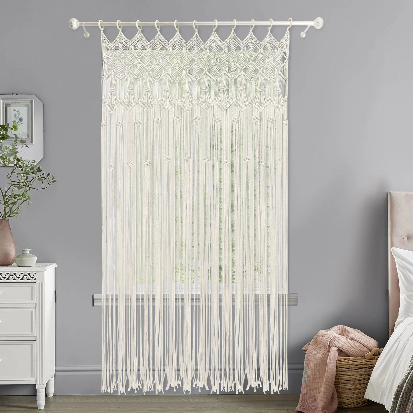Bymaocar Macrame Wall Hanging Boho Tapestry