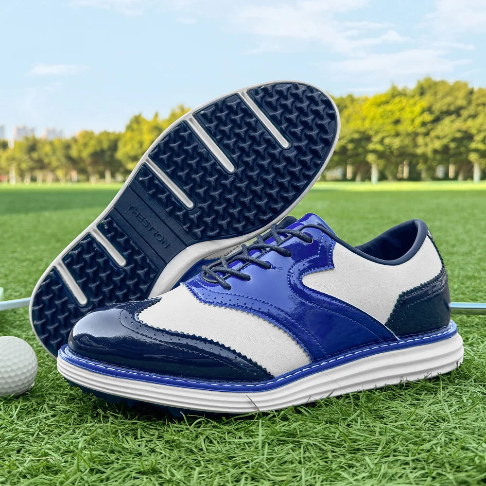Lenox Men Golf Shoes Professional Sneakers Outdoor Footwear